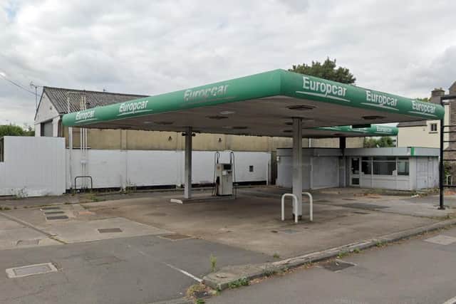 The former Europcar rental site, at the junction of Stanley Road and Nottingham Road.