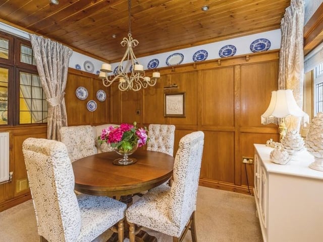 The dining room is highly distinctive. It's not hard to imagine enjoyable, even intimate, dinners here.
