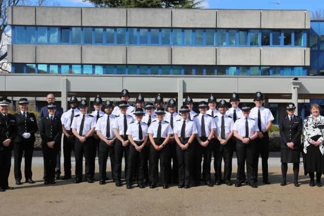 The latest new recruits joined Nottinghamshire Police this month