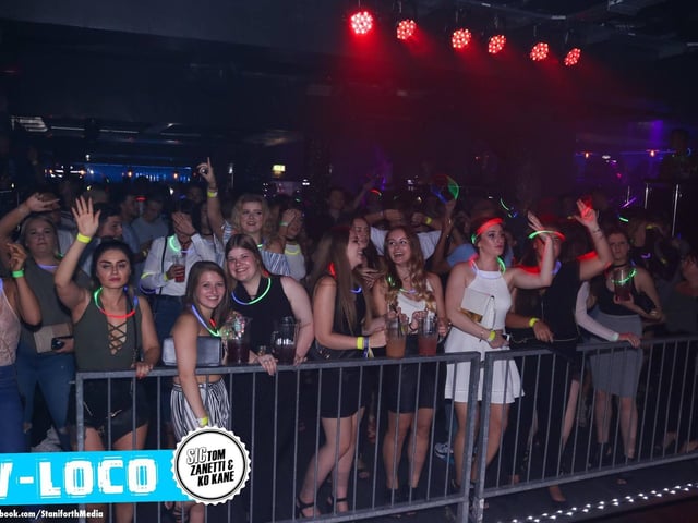 The crowd are ready for the show