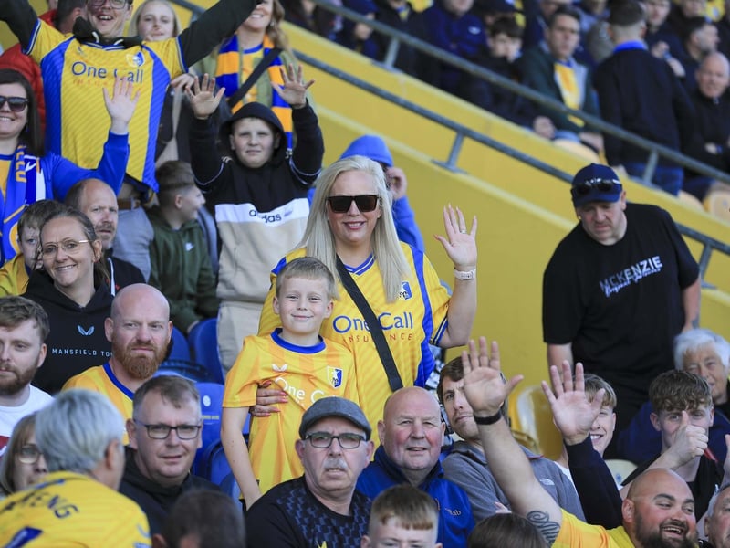 Mansfield Town ended the season in style with a comfortable win over Exeter City.