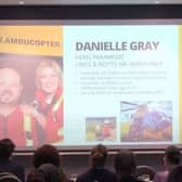 Paramedic Danielle Gray was invited to speak at the East Midlands Major Trauma Network’s annual conference