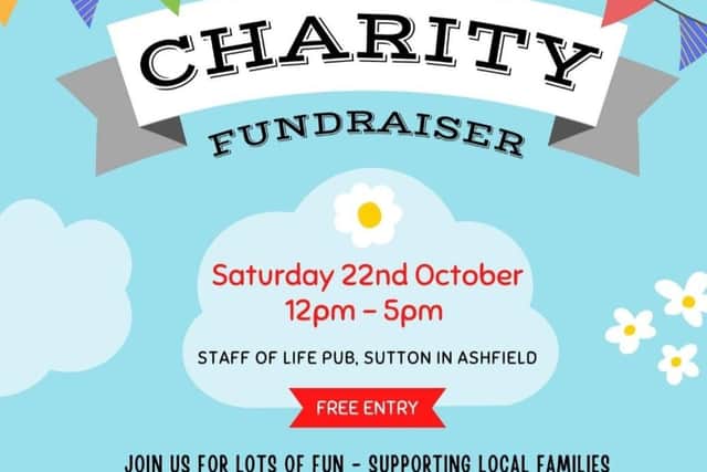 A poster for the Sutton fundraising day in October.
