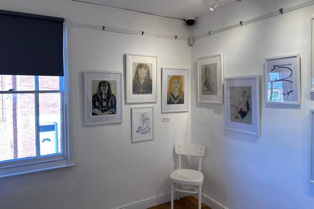The exhibition on display in the D.H. Lawrence Birthplace Museum gallery.