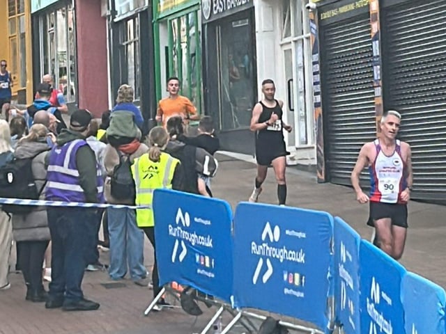 The race took the runners down Leeming Street