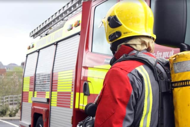 Firefighters have warned of the dangers of hot ashes.