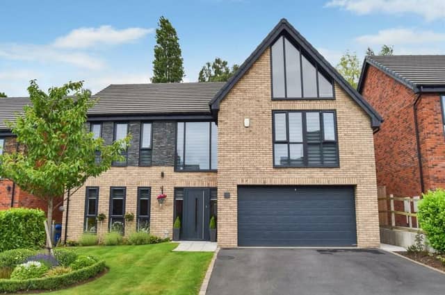 On trend, contemporary and luxurious -- that's this five-bedroom, detached family home on Rockcliffe Grange, Mansfield, which is on the market for £600,000 with Ravenshead estate agents, Gascoines.