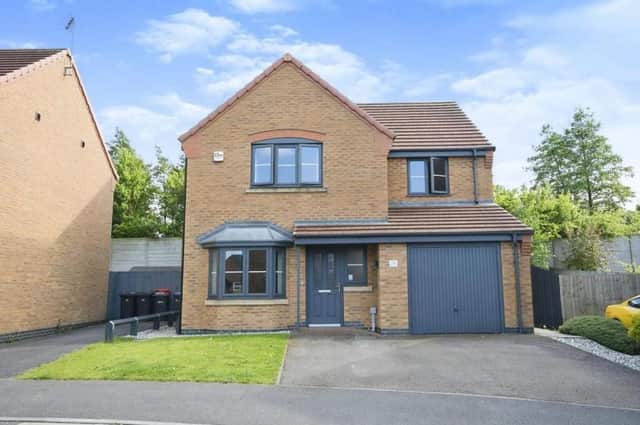This spacious and stylish four-bedroom, detached home on Topaz Crescent in Sutton is on the market for offers in excess of £300,000 with Purplebricks