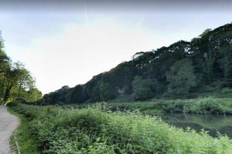 Explore the 1.6 kilometre loop trail at Creswell Crags on a crisp winter day.