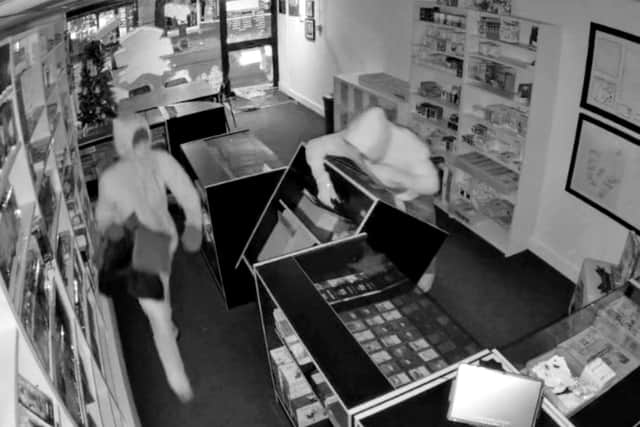 Jakes Breaks trading card shop are facing a potential £10,000 loss after a break in on New Year's Day.