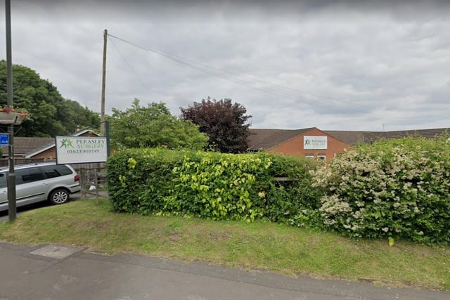 Pleasley Surgery on Chesterfield Road has a perfect five star rating from three reviews.