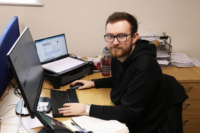 Harry Day, aged 22, from Sutton, joined Dacrylate through the Kickstart scheme in 2021.
