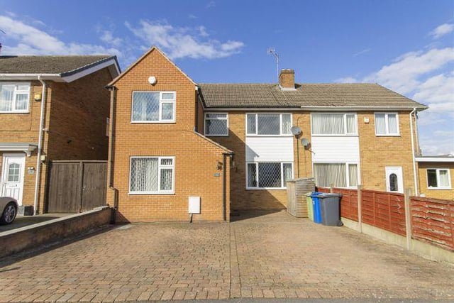 This three-bedroom semi-detached house has a guide price of £250,000. (https://www.zoopla.co.uk/for-sale/details/56454594)
