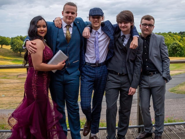 Kiera Algarme, Colby Toplass, Andrew Mould, Harry Berry and Callum Randall.