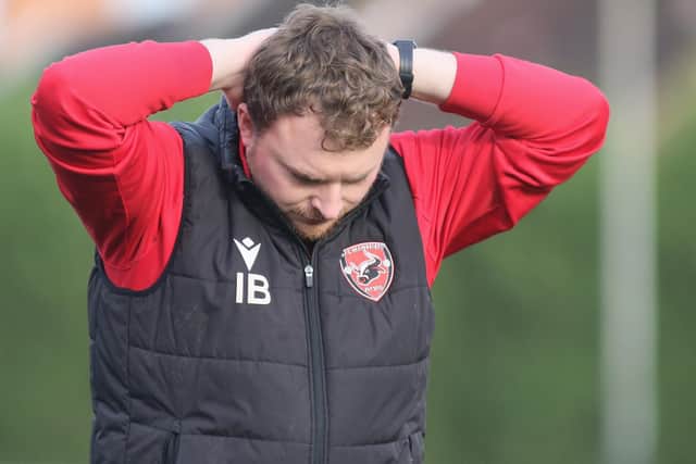 Paul Rockley - quit as AFC Mansfield manager on Saturday after just over four months in charge.