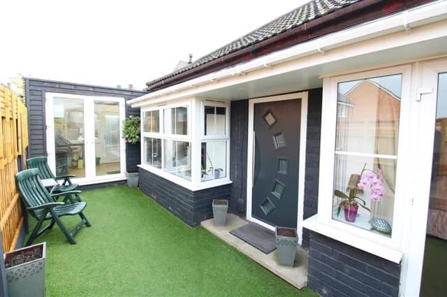 This detached, two-bedroom bungalow on Bailey Grove Road, Eastwood is on the market for £255,000 with estate agents Freckleton Brown.
