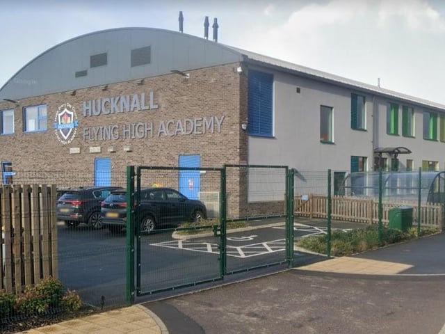 Hucknall Flying High Academy was rated 'very good' with a score of 34/40 and an average KS2 score of 107.7.