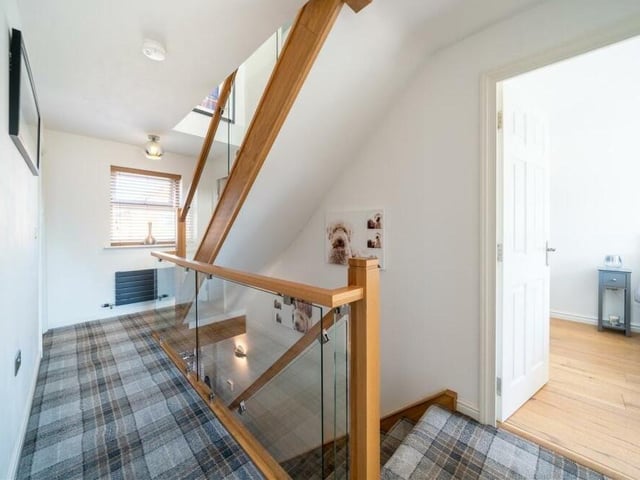 Time to go up to the first floor now, which means climbing the stylish staircase.