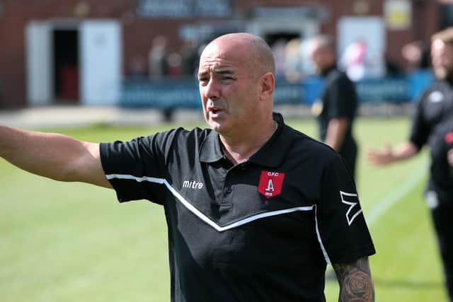 Clipstone manager Dave Hoole is happy to have bagged Leo Marshall.