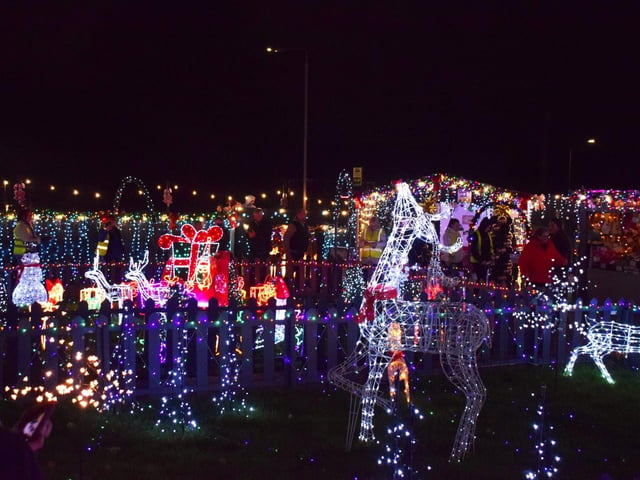 Tony and Wendy Swift have once again created another stunning display at their home on Laurel Crescent.