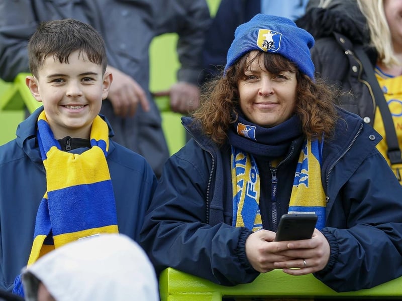Mansfield Town fans watched a great away win for Stags.