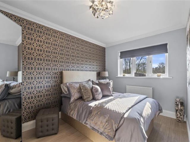 One of four stunning bedrooms in the spacious property.
