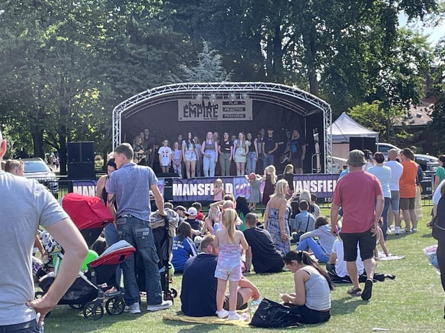 Empire Music School on stage.