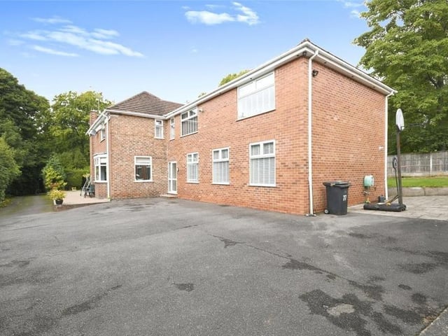 The sheer sense of space extends to the back of the house. In all, the property and grounds occupy a plot measuring 0.46 acres.