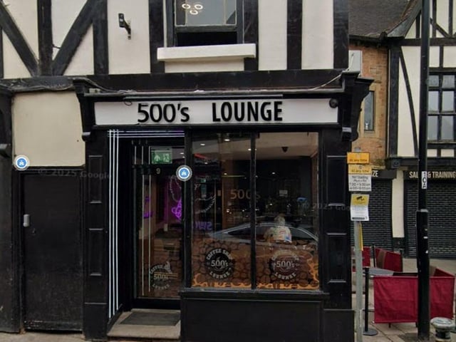 Bar/Cafe 500's on Toothill Lane, Mansfield, was given a one out of five rating after its last inspection on April 15, 2025.