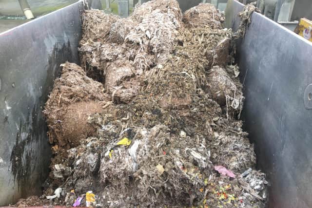 A vast quantity of wipes are pulled out of sewers every week.