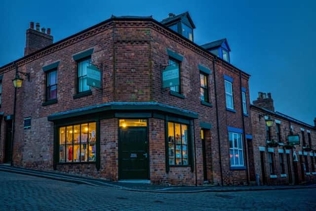 The DH Lawrence Birthplace Museum by night.
