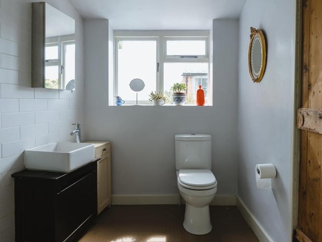 A second shot of the family bathroom, which has all you need.