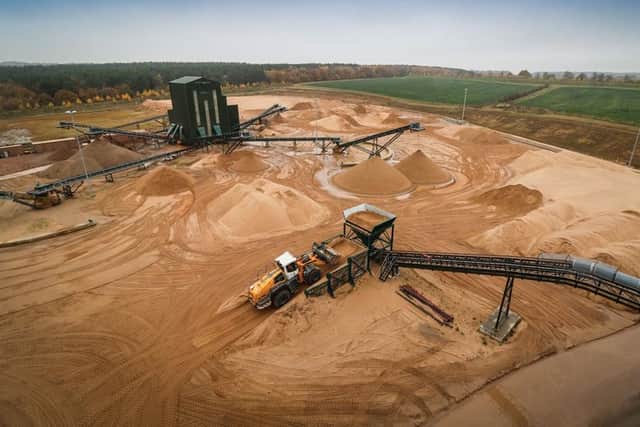 The respected Mansfield Sand Company at work (PHOTO BY: Mansfield Sand Company)