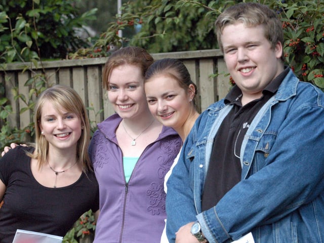 Pictured from the left are Jessica Street, Kate Filiman Helen Thornewell and Robert Calladine. 2006.