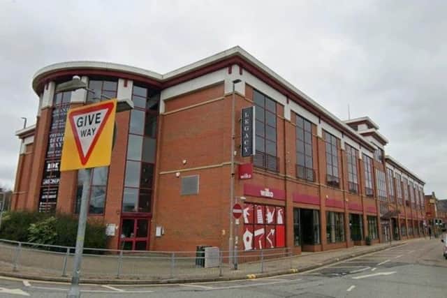 A wide-angle view of the building on Clumber Street, Mansfield that could soon be converted into a 22-shop 'retail zone'. (PHOTO BY: Google Maps)