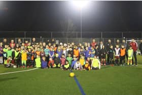 Youngsters who attended DL Football Coaching sessions in October which were supported by Persimmon Homes