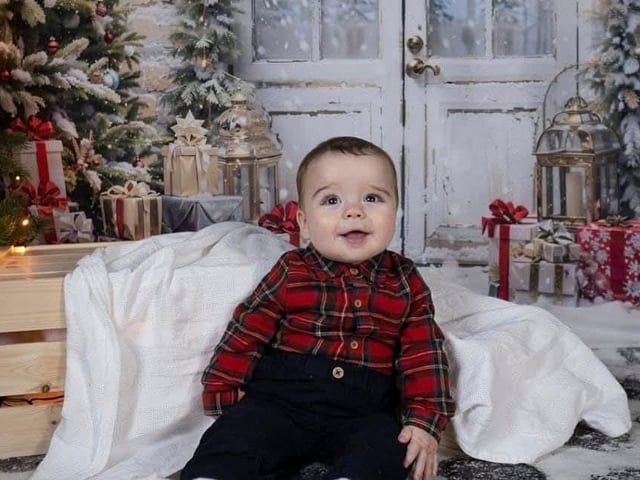 This photo of Harvey Frank, seven months, was sent to us by Roseanne Laura