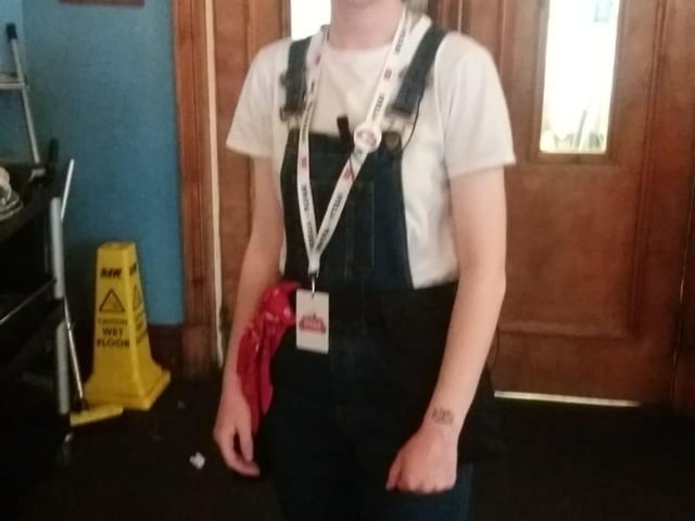 Staff were in the party mood at The Picture House.