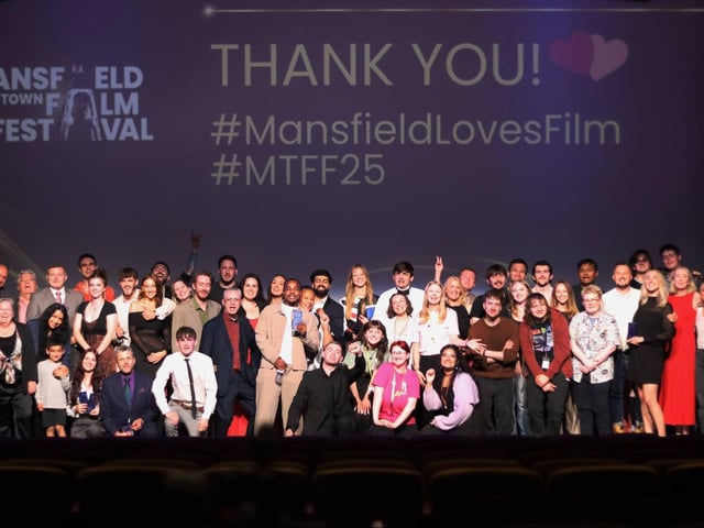 Filmmakers celebrate at the Mansfield Film Awards 2025