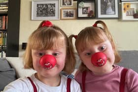 Julia Lawson shared this adorable snap from Red Nose Day.