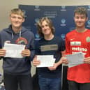 Year 11 students, Jacob Playford, Ethan White, Ashley Lee-Stevens and Matthew Gascoigne from Meden School have received their GCSE results