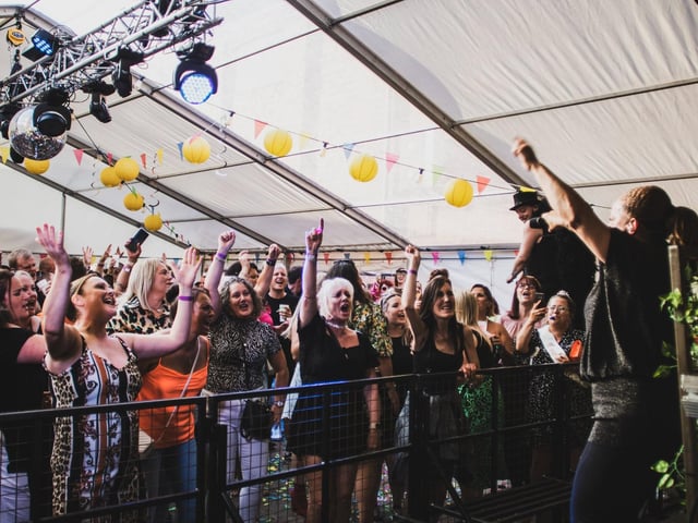 Entertaining the crowd