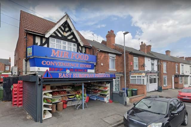 Mir Food on Westfield Lane, Mansfield. Last inspected on May 12, 2022.