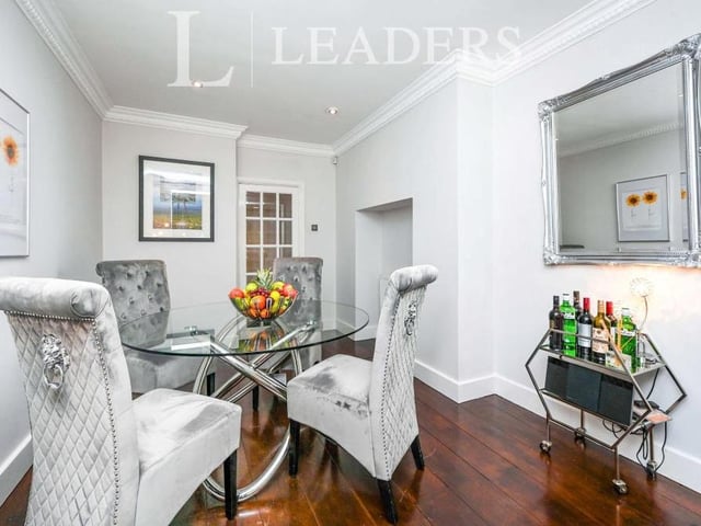 Also off the kitchen is this luxurious breakfast area. Imagine starting the day here with your Shreddies and toast!
