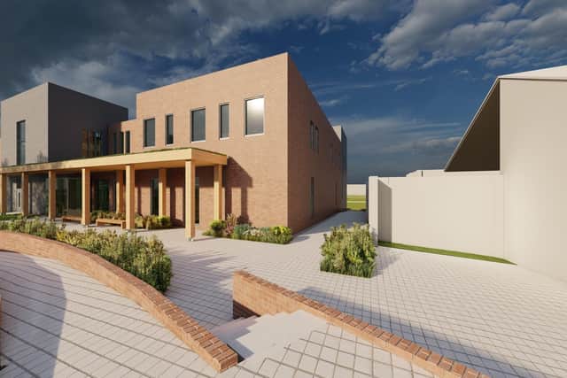 An artist's impression of the planned new centre.