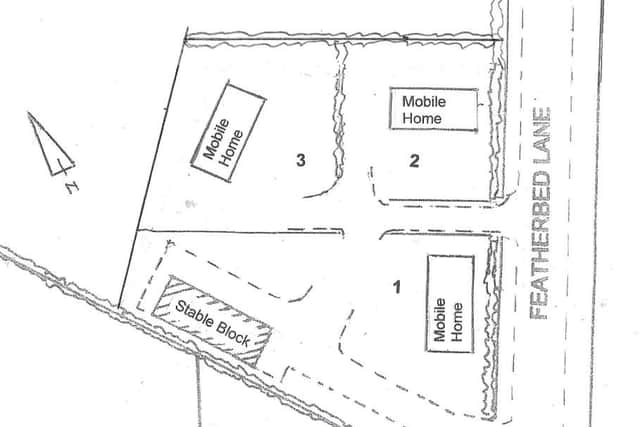 The proposed Traveller site off Featherbed Lane, Shuttlewood, has been recommended for approval.