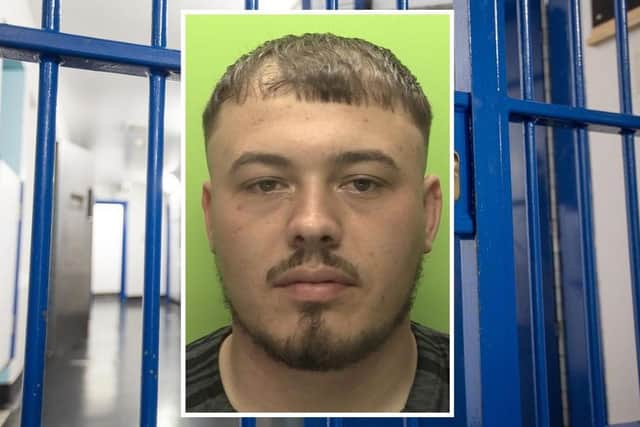 Declan Russell was jailed for two-and-a-half years at Nottingham Crown Court. Photo: Nottinghamshire Police