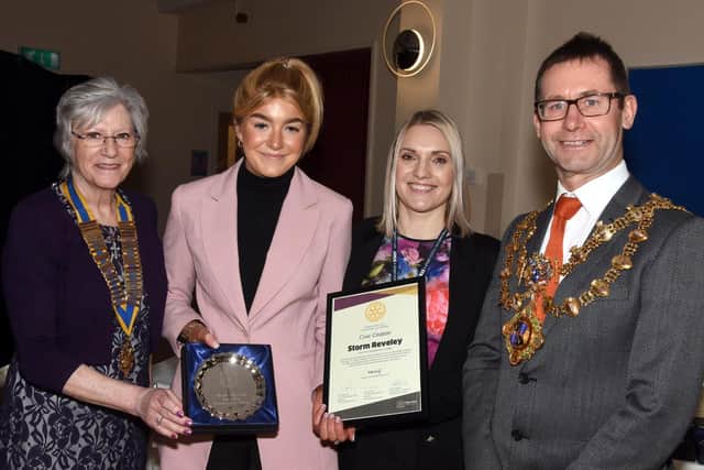 Storm Reveley, one of two winners from West Nottinghamshire College winner.