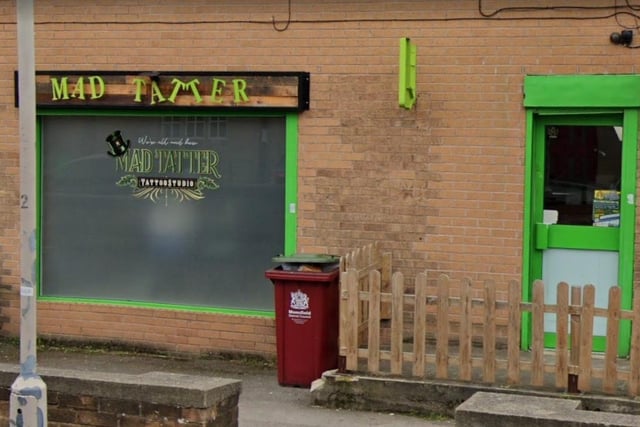 Mad Tatter on Station Street, Mansfield Woodhouse, has a perfect rating of 5 out of 5 from 14 Google reviews.