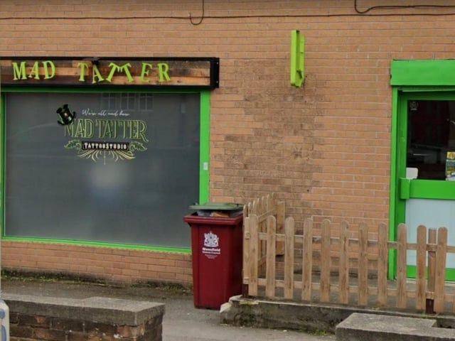 Mad Tatter on Station Street, Mansfield Woodhouse, has a perfect rating of 5 out of 5 from 14 Google reviews.